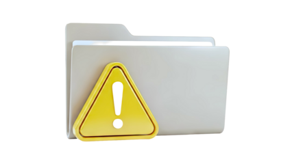 Folder with Warning Icon