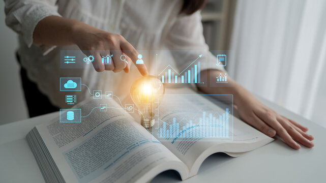 Data flow from database and cloud to processing and analytics dashboards, representing data analysis, automation, insight generation, and digital intelligence Latch - Powered by Adobe