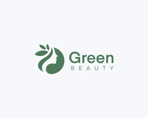 Green beauty logo