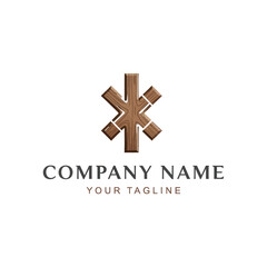 Obraz premium Elegant medical symbol logo design for healthcare company branding.