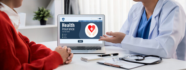 Health insurance web site brisk registration system for easy form filling