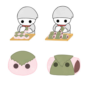 OC makes sakura mochi