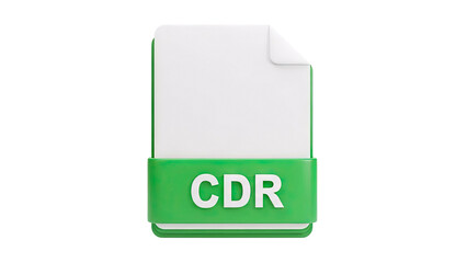 3D CDR File Icon