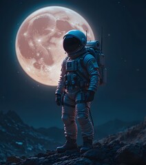 astronaut in space