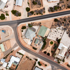 Village in Peninsula of Western Australia, View of Roofs, Shark Bay, Western Australia, Australia, Ozeanien