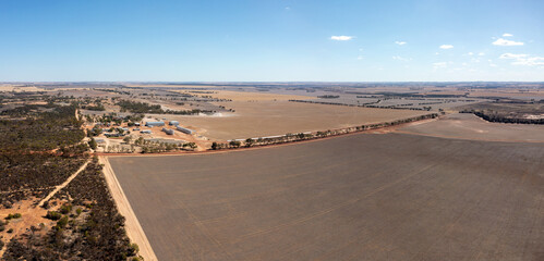 Farming Area in Kulin, Wheatbelt, Western Australia, Australia