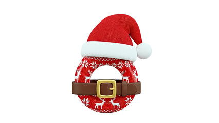 Santa Claus Themed Number 6