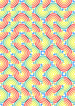 Dise&ntilde;o de dibujo con combinaciones de colores.