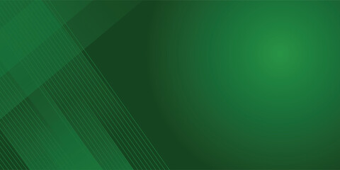 Obraz premium Abstract green sporty background template vector with shiny lines and lights. Green background with strong pattern design.Eps10 vector