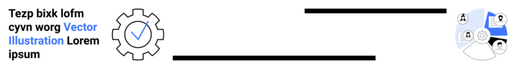 Team management, workflow optimization, collaboration, business tools, technology integration, process improvement. Gear icon with checkmark and user profiles. Collaboration and workflow optimization