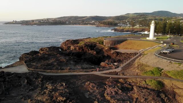 Sunrise at Kiama's blowhole, NSW Australia