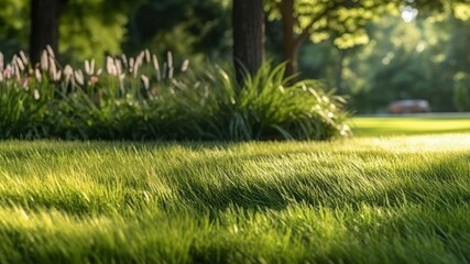 Fototapeta premium Grass outdoors nature garden.