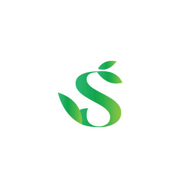 initial S Combine Linked with Symbol Leaf