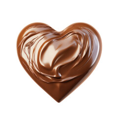 Obraz premium Delicious chocolate heart for valentine's day celebration