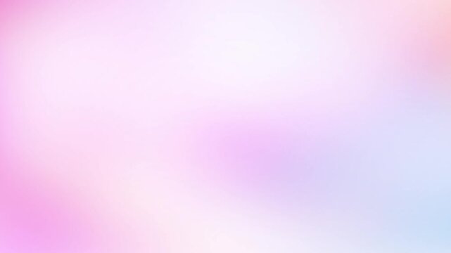 Clean pink and white soft gradient animation with holographic liquid glow and bright light. Perfect for video projects, background design or wallpaper