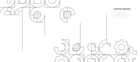 幾何学 抽象 サークル パターン テクノロジー 背景
