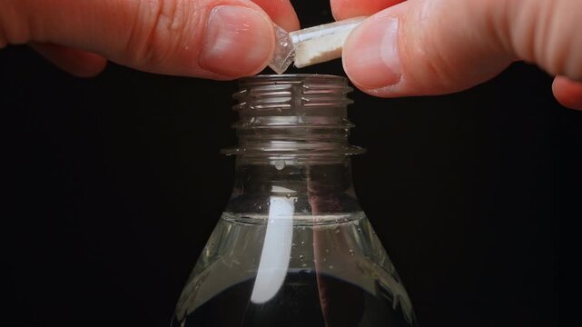 Drink spiking for date rape drug. Recreational drugs like Ecstasy, Lysergic Acid Diethylamide or LSD, Ketamine and party-drugs dropped into beverages.