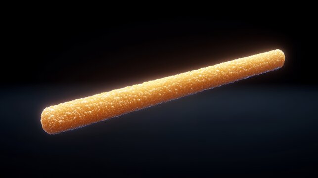 Close up of a golden crunchy chiko roll snack