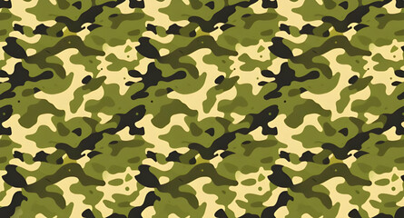 military, camo, camouflage, seamless, pattern, background, army, tactical, combat, defense, warfare, uniform, textile, fabric, print, repeat, repeating, texture, design, vector, illustration, green, b © mrpixel
