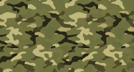 military, camo, camouflage, seamless, pattern, background, army, tactical, combat, defense, warfare, uniform, textile, fabric, print, repeat, repeating, texture, design, vector, illustration, green, b © mrpixel