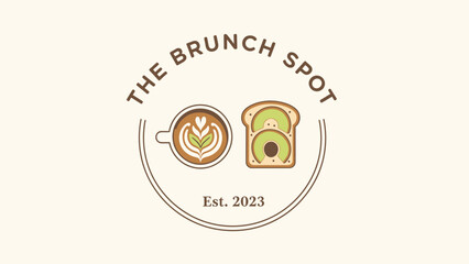 The Brunch Spot Logo Design Elements.