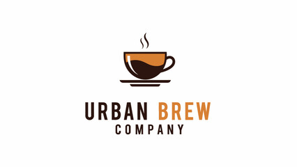 Urban Brew Company Coffee Logo Design.