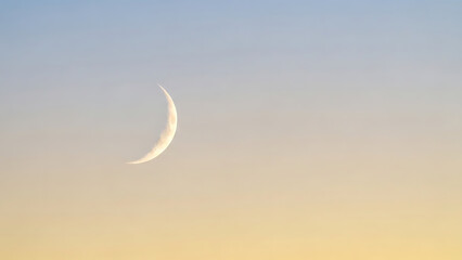 Crescent Moon in the Sky.
