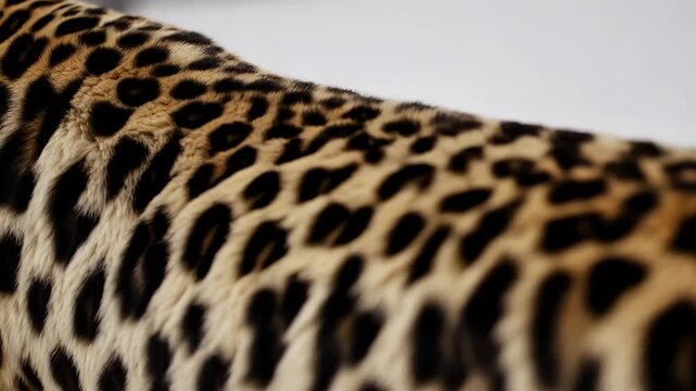  Close-up of Leopard Fur Texture