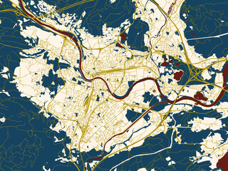City Map Villach Austria 