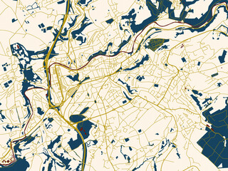 City Map Verviers Belgium 