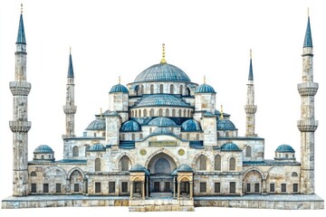 Naklejka premium Mosque architecture building landmark.