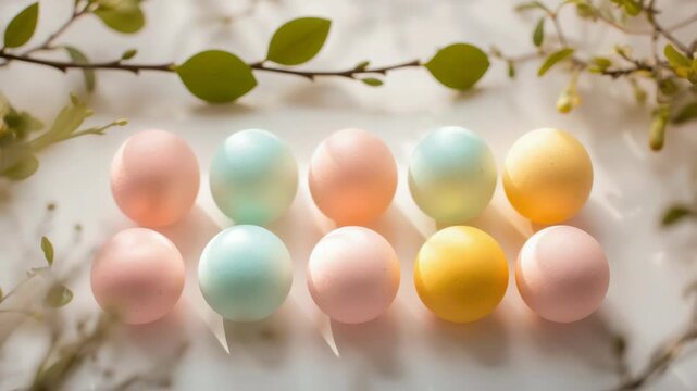 Pastel egg easter egg dyed egg pastel color spring decoration spring still life with pastel colored