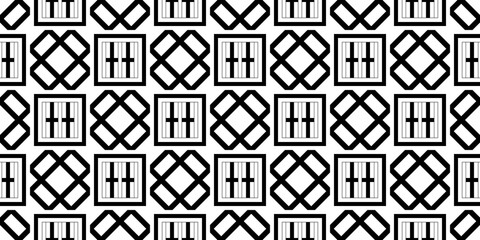 Seamless Transparent Art Deco Geometric Pattern Template
