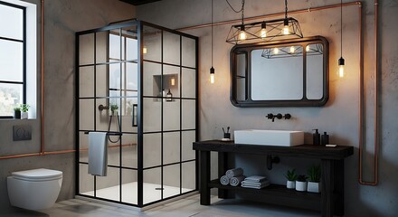 interior of a modern bathroom