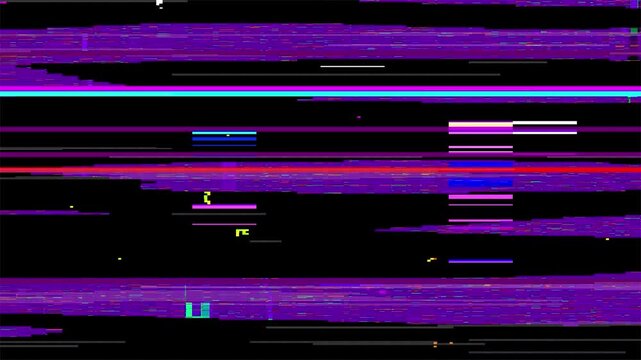 Technical Difficulty Screen: Black Background Signaling Lost Connection, Bad Signal, or Video Error