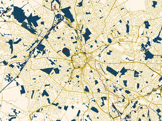 Flat City Map Wolverhampton United