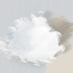 Abstract smudge white, brown, and bluish grey brushstrokes on textured background
