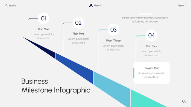 Business Milestone Infographic