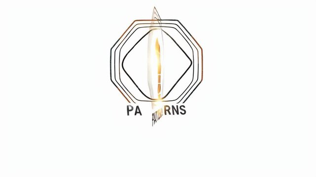 African Patterns and Symbols motion graphics in warm colors