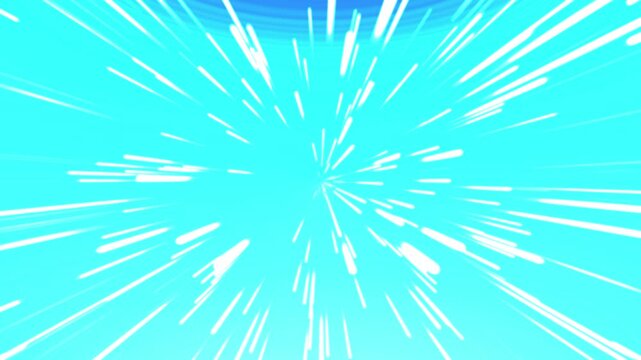 空, イラスト, 星, 風景, 集中線、漫画、効果線