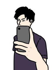 businessman talking on cellphone.