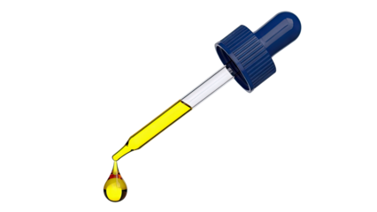 Dropper with Yellow Liquid