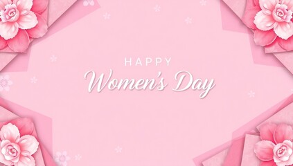 Celebrating women's day with beautiful flowers