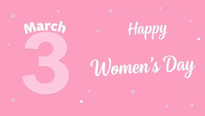 Celebrating international women's day on march 3