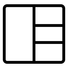 A minimalist window with clean lines and simple design viewed from outside