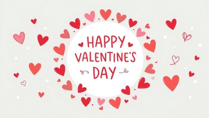 Happy valentine's day card