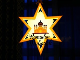 Celebrating ramadan with a star ornament