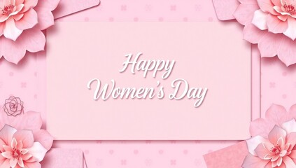 Celebrating women's day with beautiful flowers