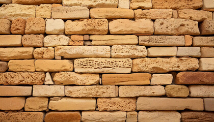 Travertine bricks texture structure pattern wallpaper