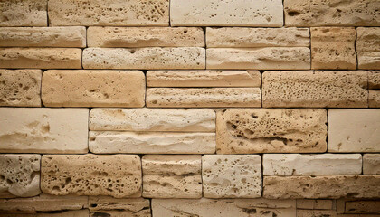 Travertine bricks texture structure pattern wallpaper